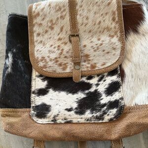 Beautiful cow hide bag